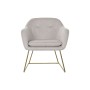 Fauteuil DKD Home Decor Beige Doré Métal 63 x 64 x 70 cm