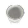 Cache-pot Home ESPRIT Blanc Fibre de Verre Ondes 40 x 40 x 91 cm