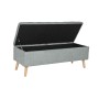 Banquette Home ESPRIT Noir Vert Naturel Bois 114 x 44 x 42 cm