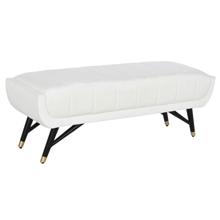 Banquette Home ESPRIT Blanc Noir 120 x 40 x 42 cm