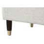 Banqueta Home ESPRIT Beige Madera MDF 110 x 45 x 44 cm