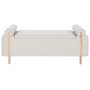 Banqueta Home ESPRIT Beige Dorado Pino 120 x 45 x 50 cm