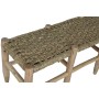 Banquette Home ESPRIT Naturel Jute Bois 120 x 35 x 45 cm