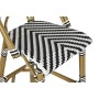 Tabouret Home ESPRIT Bicolore Métal rotin synthétique 48 x 60 x 121 cm