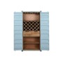 Range Bouteilles Home ESPRIT Turquoise Métal Bois MDF 76,5 x 39,5 x 157,5 cm