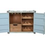 Range Bouteilles Home ESPRIT Turquoise Métal Bois MDF 77 x 37 x 64 cm