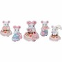 Playset Sylvanian Families The fashion suitcase and big sister marshmallow mouse For Children