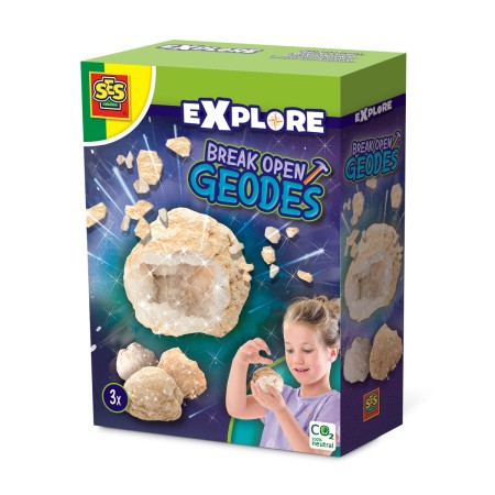 Juego de Mesa SES Creative Explore Geodes (FR)