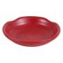 Assiette plate Troya Rond Rouge