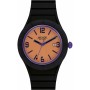 Reloj Hombre Hip Hop HWU1082 Negro Naranja