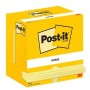 Notes Adhésives Post-it Jaune 12 Pièces 76 x 127 mm (12 Unités)