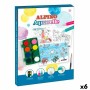 Ensemble pour activités manuelles Alpino Aquarelle (6 Unités)