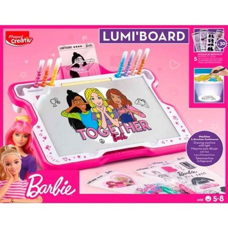 Set de Dibujo Maped Lumi´Board Barbie Rosa