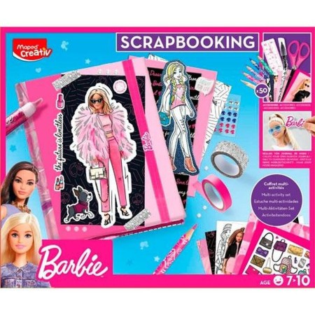 Travaux Manuel Maped Scrapbooking Barbie