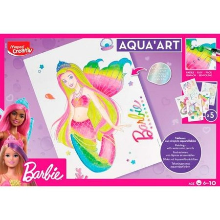 Juego de Manualidades Maped Aqua'Art Barbie