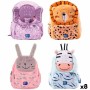 Mochila Infantil Oxford Animal Besties 23 x 31 x 12 cm (8 Unidades)