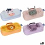Estuche Escolar Oxford 23,5 x 12 x 3,5 cm (8 Unidades)