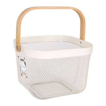 Panier Multi-usages Confortime Maison Bambou Anses (25 x 25 x 18 cm)