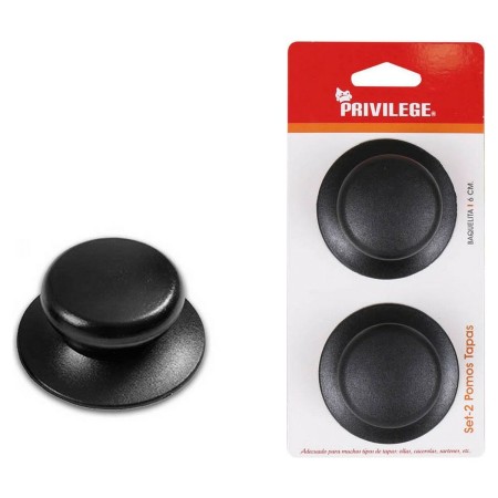 Pommeau Privilege Poêle Couvercle (2 pcs) (6 cm)