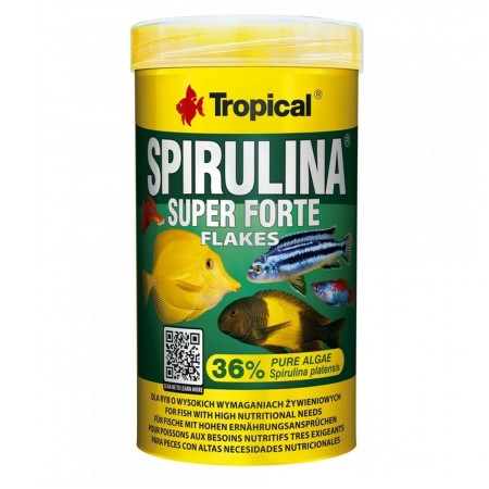 Comida para peces Tropical Super Forte Flakes Acuario 200 g