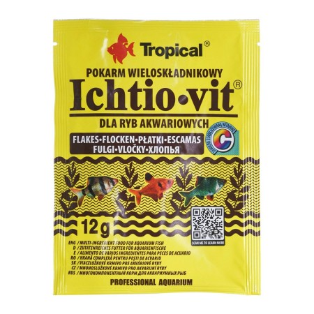 Comida para peces Tropical Ichtio-Vit Acuario 12 g