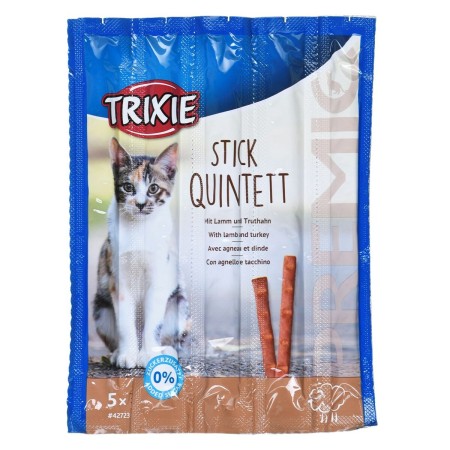 Snack para Gatos Trixie  5 x 5 g Salmón Pavo Cordero Hígado Aves