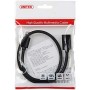 Cable USB Unitek Y-C459GBK Macho/Hembra Negro 2 m