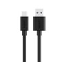 Câble USB A vers USB C Unitek Y-C474BK+ Noir 1 m