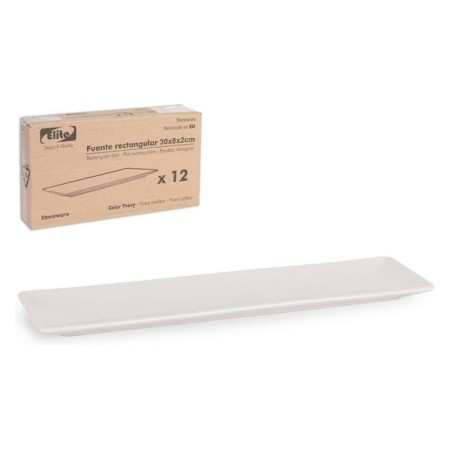 Plat à Gratin Elite Rectangulaire Brille (30 x 8 x 2 cm)