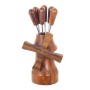Ensemble de brochettes pour barbecue Signes Grimalt Moli Bois Bois d'olivier 5 x 12 x 7 cm