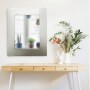 Espejo de pared Signes Grimalt Liso Plateado 3 x 90 x 70 cm