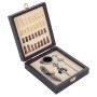 Set de Accesorios para Vino Signes Grimalt Madera Metal 15 x 5 x 17 cm