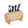 Set d'Accessoires pour Vin Signes Grimalt Bois Métal 8 x 15 x 14 cm