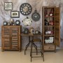 Table d'appoint Signes Grimalt retro Bois Métal 80 x 77 x 80 cm