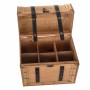 Botellero Signes Grimalt Maleta Madera Polipiel 22,5 x 36 x 33 cm