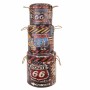 Jeu de tabourets Signes Grimalt Route 66 40 x 43 x 40 cm