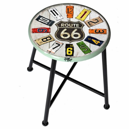 Taburete Signes Grimalt Route 66 Metal 35 x 46 x 35 cm