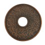 Salvamantel Signes Grimalt Negro Dorado Hierro Fundido 13,5 x 1 x 13,5 cm