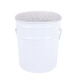 Tabouret Signes Grimalt Blanc Métal 30 x 40 x 30 cm