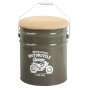 Taburete Signes Grimalt Verde Metal 30 x 40 x 30 cm
