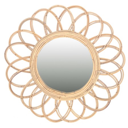 Miroir mural Signes Grimalt Rond Naturel 3 x 66 x 66 cm