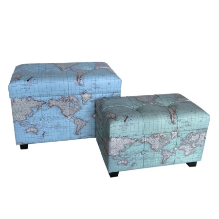 Jeu de tabourets Signes Grimalt Mappemonde 36,5 x 43 x 60 cm