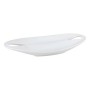 Plateau Etrusca Double Porcelaine Blanc (31,5 x 15 x 4 cm)