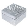 Boîte Décorative Signes Grimalt Argenté Céramique 13 x 7,5 x 13 cm
