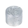 Boîte Décorative Signes Grimalt Argenté Céramique 10 x 8 x 10 cm