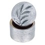 Boîte Décorative Signes Grimalt Argenté Céramique 10 x 8 x 10 cm