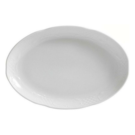 Plateau Augusta Porcelaine Blanc (32 x 22 x 3,5 cm)