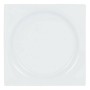 Assiette à dessert Zen Porcelaine Blanc (18 x 18 x 2,5 cm)