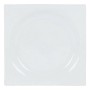 Assiette plate Zen Porcelaine Blanc (24 x 24 x 2,5 cm)