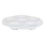 Assiette 6 compartiments Porcelaine Blanc (ø 28 x 3 cm)